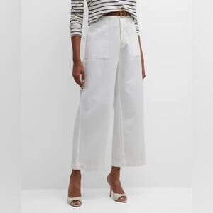 Nili Lotan Leon Wide Leg Boy Pants – Off White Size 8